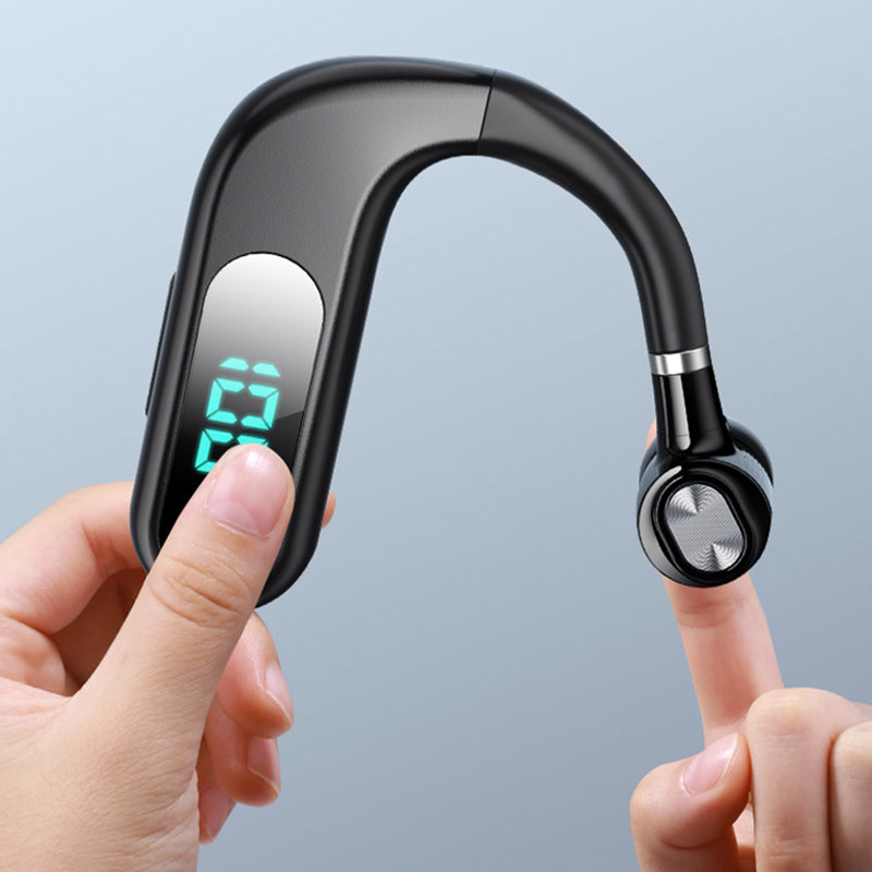 V13 Business Single Ear Earhook Wireless Bluetooth 5.2 Headset Hands-free Earphone with Smart Digital Display V13 Business Single Ear Earhook Wireless Bluetooth 5.2 Headset Hands-free Earphone with Smart Digital Display